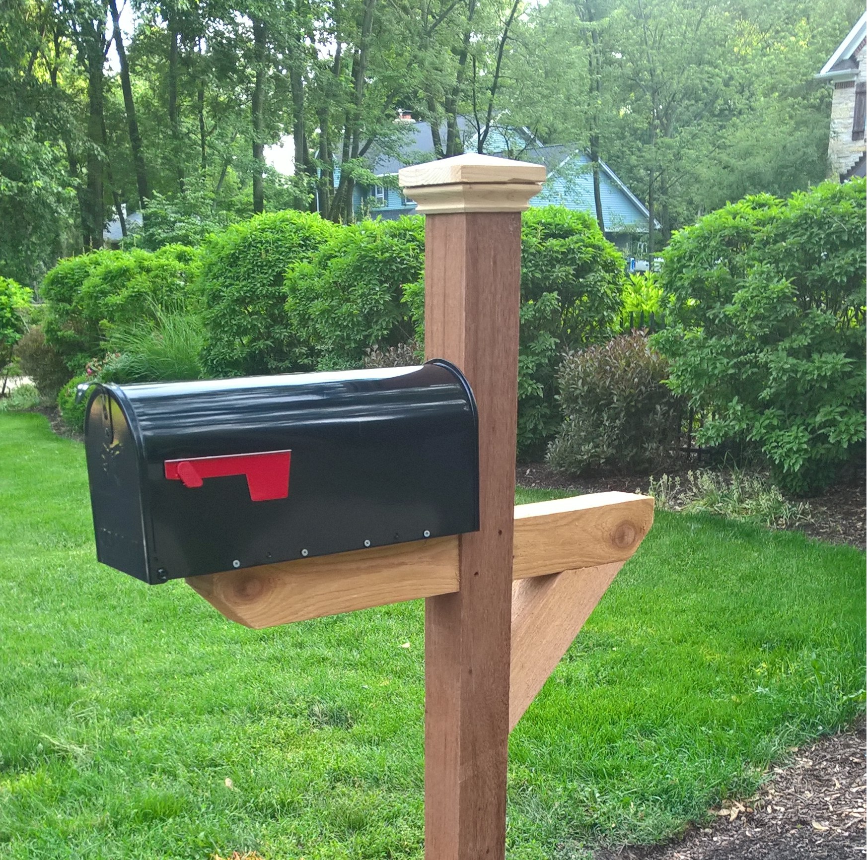 Premium Cedar Post and Mailbox Packages Mailbox Fast Mailbox