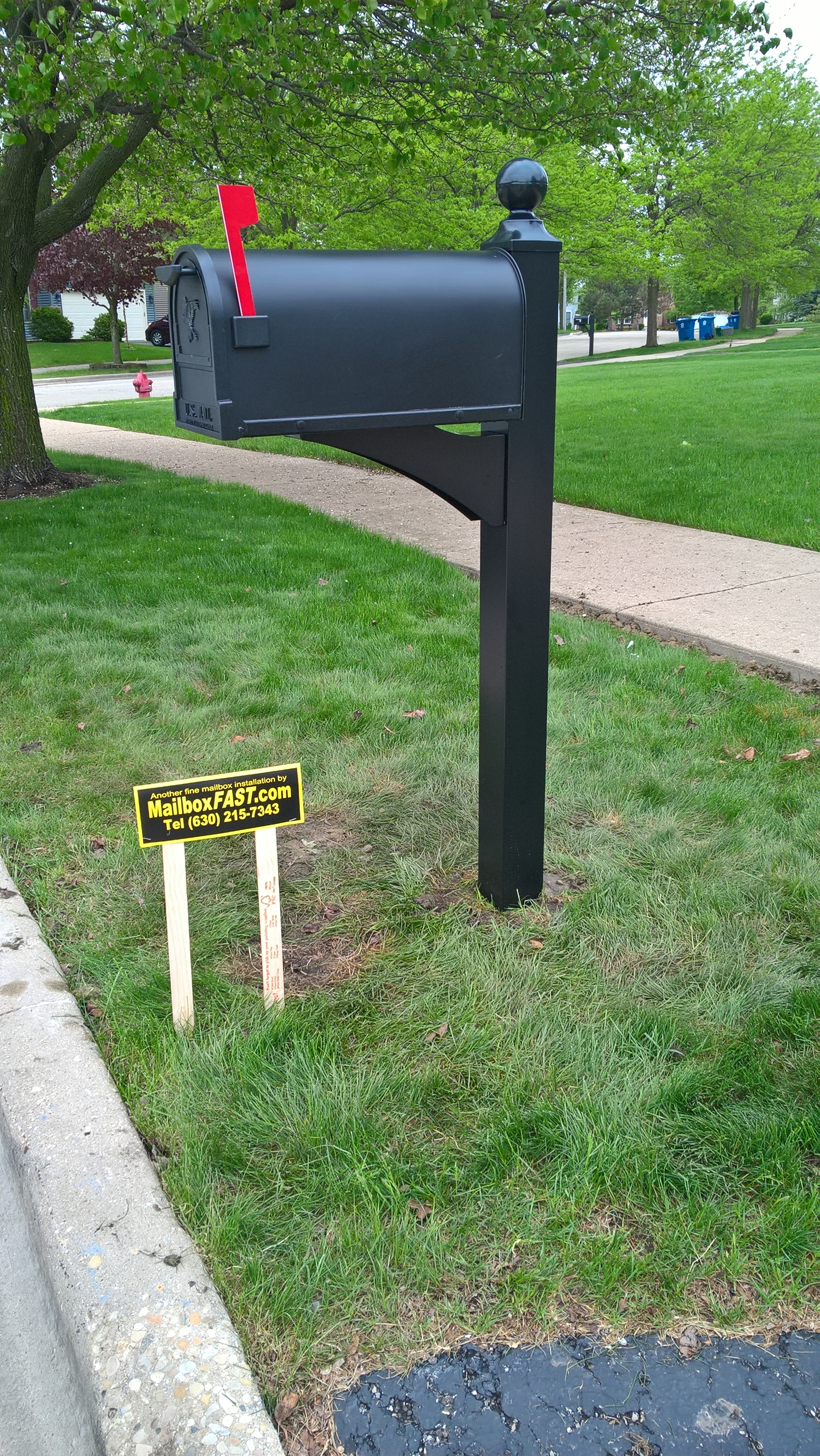 Stunning fake stone mailboxes Batavia Archives Mailbox Fast Installer In Naperville